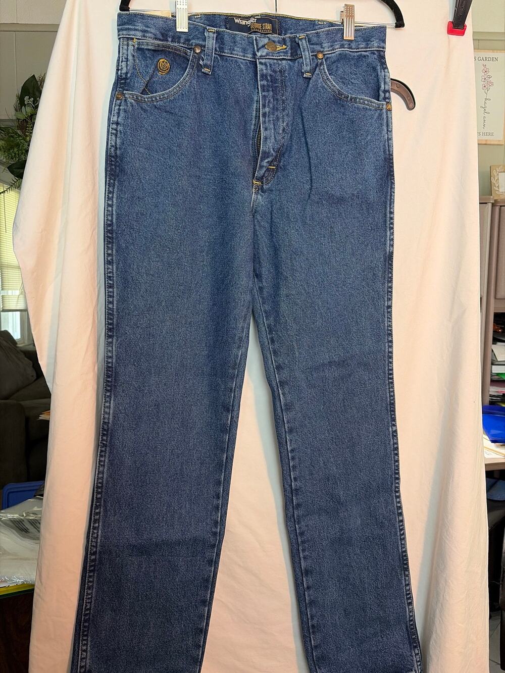NWT Premium Edition George Strait Wrangler Denim Jeans Slim Fit 32x32